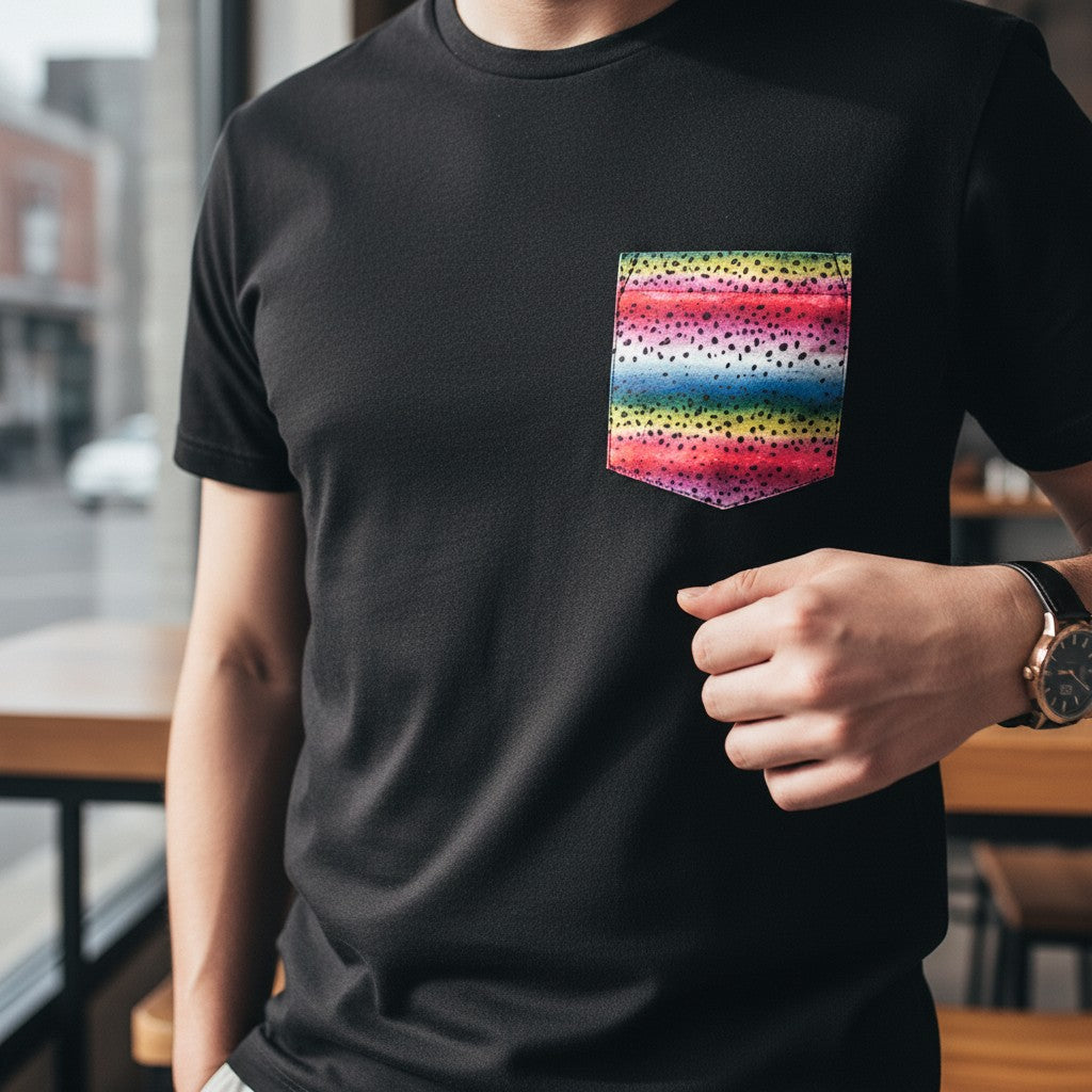 Rainbow Trout Pocket Tee