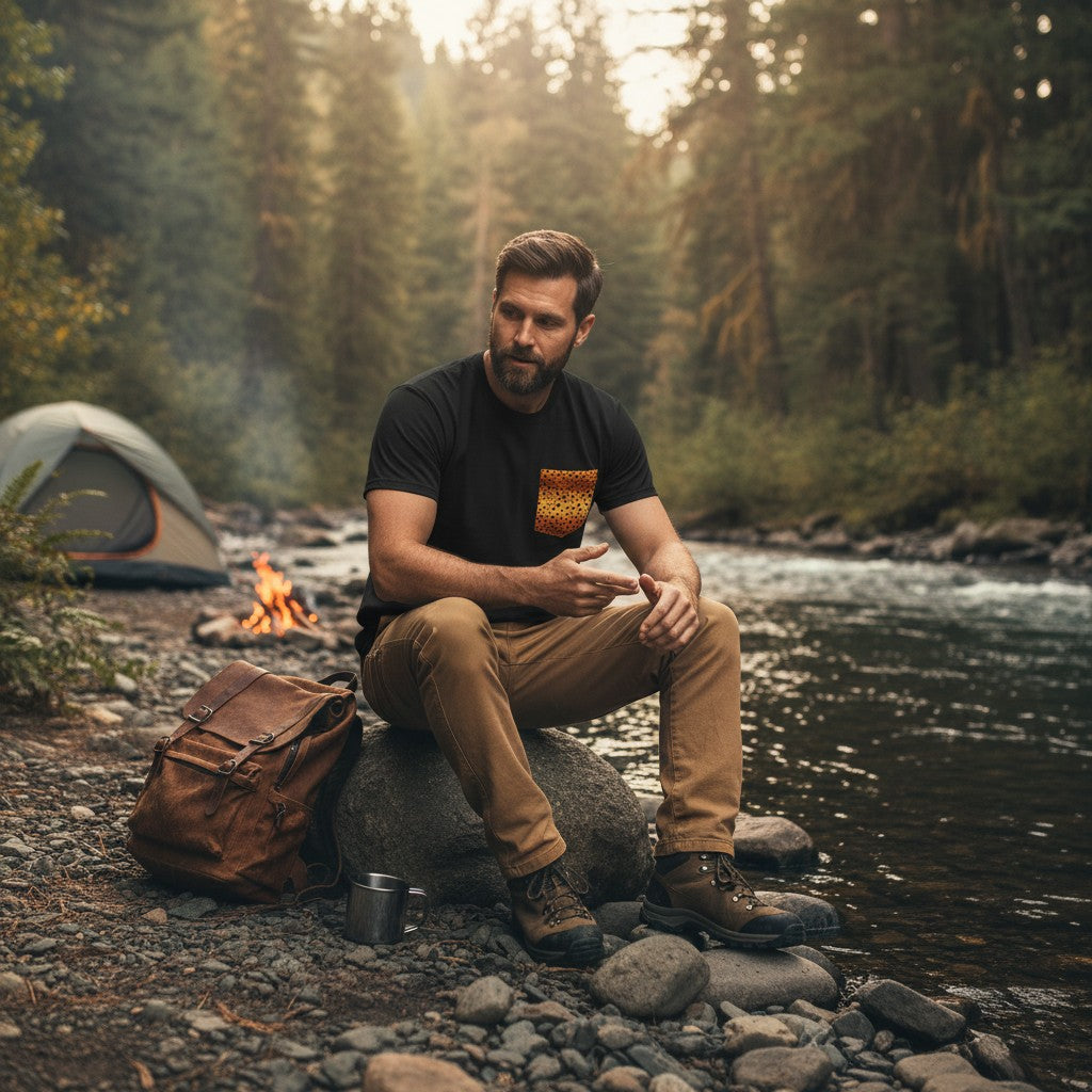 Brown Trout Pocket Tee